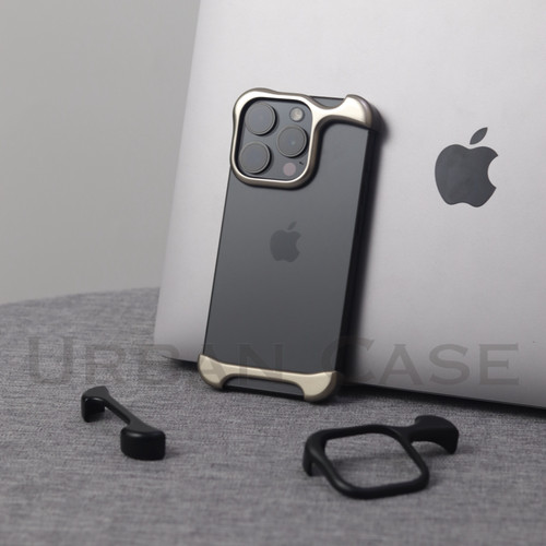 Urban Case 异形铝合金无边框新升级适用于iPhone16promax手机壳苹果15promax保护套裸感防摔角垫