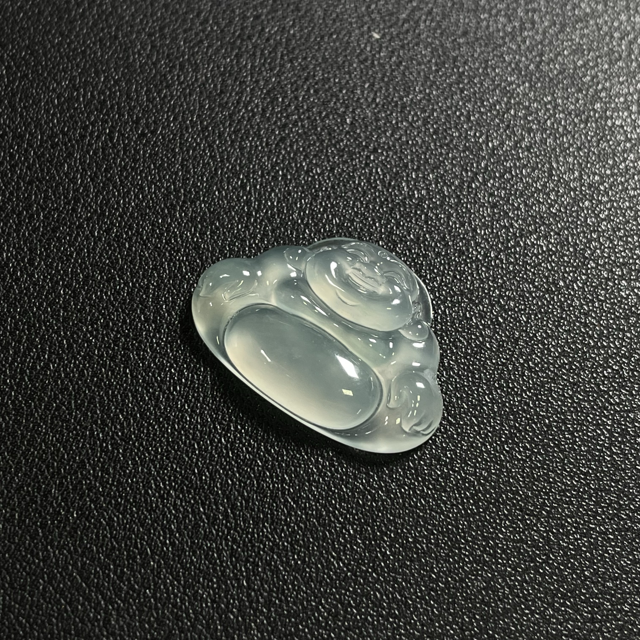 A货冰种佛公吊坠挂件男女款玉石挂件 天然缅甸翡翠老坑种起胶玉佛