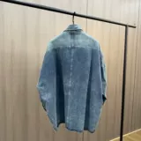 Демисезонный дизайнерский ретро лонгслив, рубашка, свободный крой