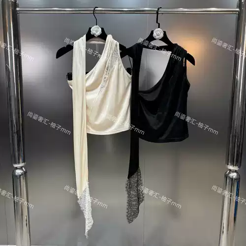 Весенний летний кружевной топ с чашечками, 2024 года