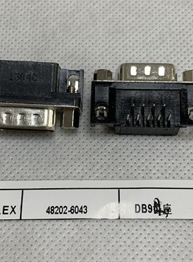 0482026043MOLEX/连接器48202-6043 DB9 USB高速转输连接器原仓储