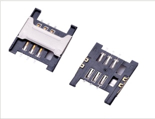 LCN/乾德连接器 CAF99-06153-S139 6PIN1.5H SIM卡座 sim卡 现货