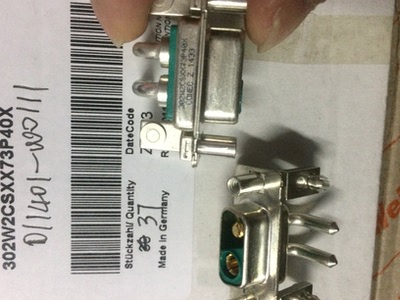 CONEC康耐连接器302W2CSXX73P40X SOCKET2W2C F20A 2P 302W2CSXX