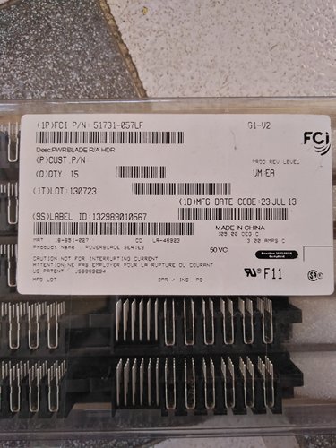 FCI 连接器 Amphenol FCI 51731-057LF    现货供应 售样品