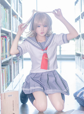 LoveLive!Sunshine!!Aqours 水团水手服cos cosplay服装  送袜子