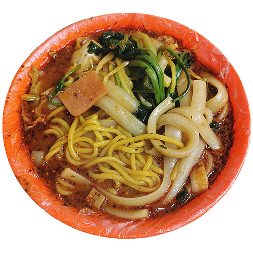 东北老式黏糊麻辣烫桦南大碗速食