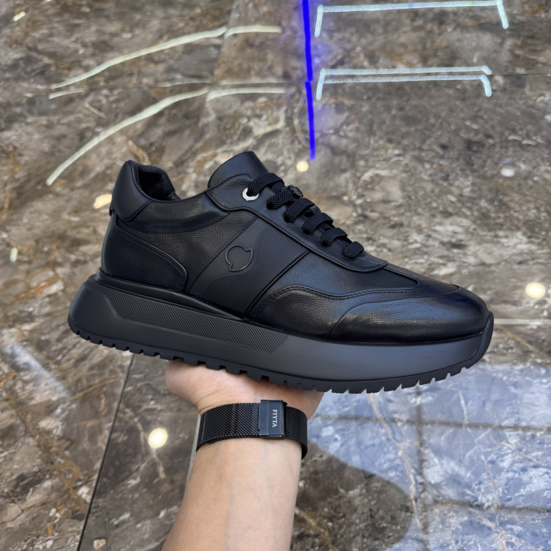 欧洲站牛皮男鞋新款男士休闲鞋