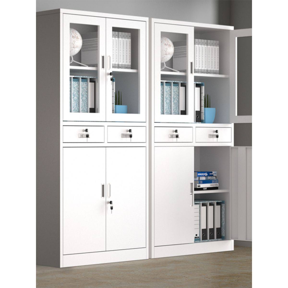 中二斗器办公室文件柜铁皮柜财务凭证带锁资料柜档案柜家用书柜子,商业/办公家具,办公储物柜,淘宝优惠券,粉丝福利购,淘宝优惠卷