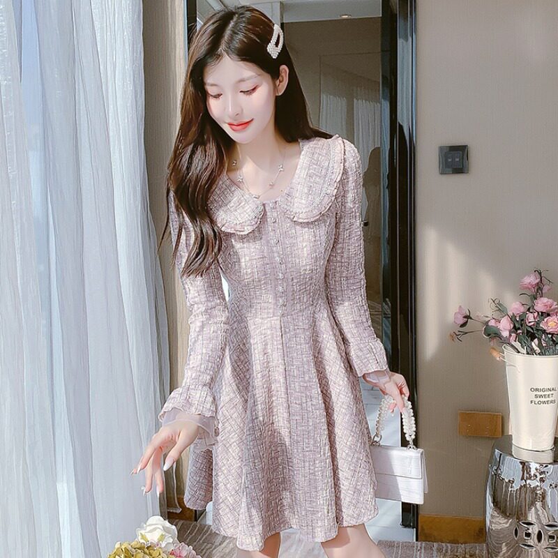 捡漏~小众 连衣裙女春秋法式气婚纱