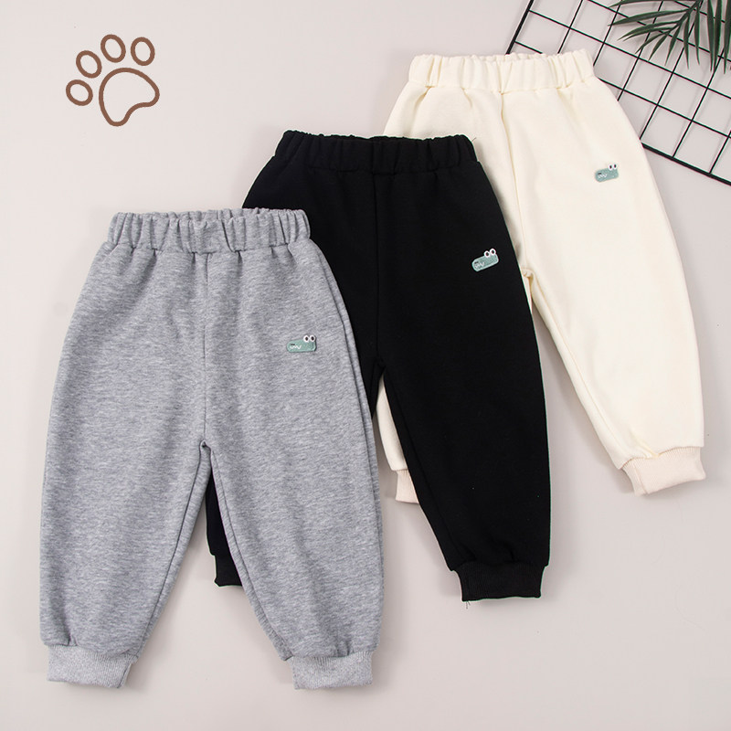 儿童运动裤春秋款卫裤男童裤子女童韩版休闲裤洋气宽松外穿长裤