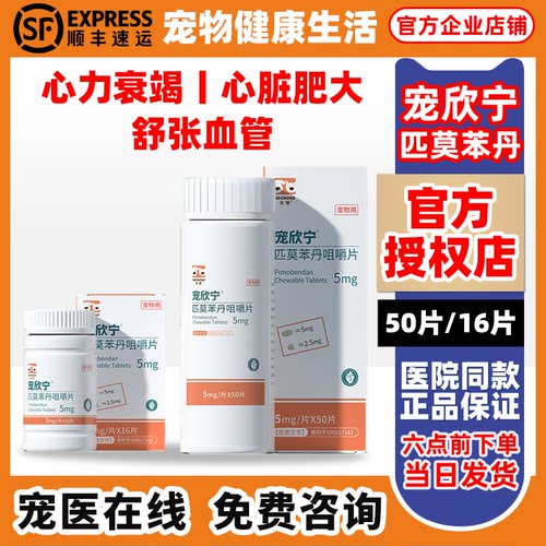 宠欣宁匹莫苯丹宠物猫狗心脏病药