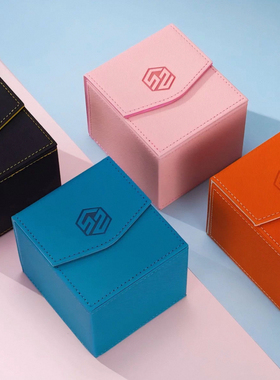 SANZIE山泽储物盒，PTCG百变炫彩卡盒，PTCG游戏卡盒卡牌开窗卡盒