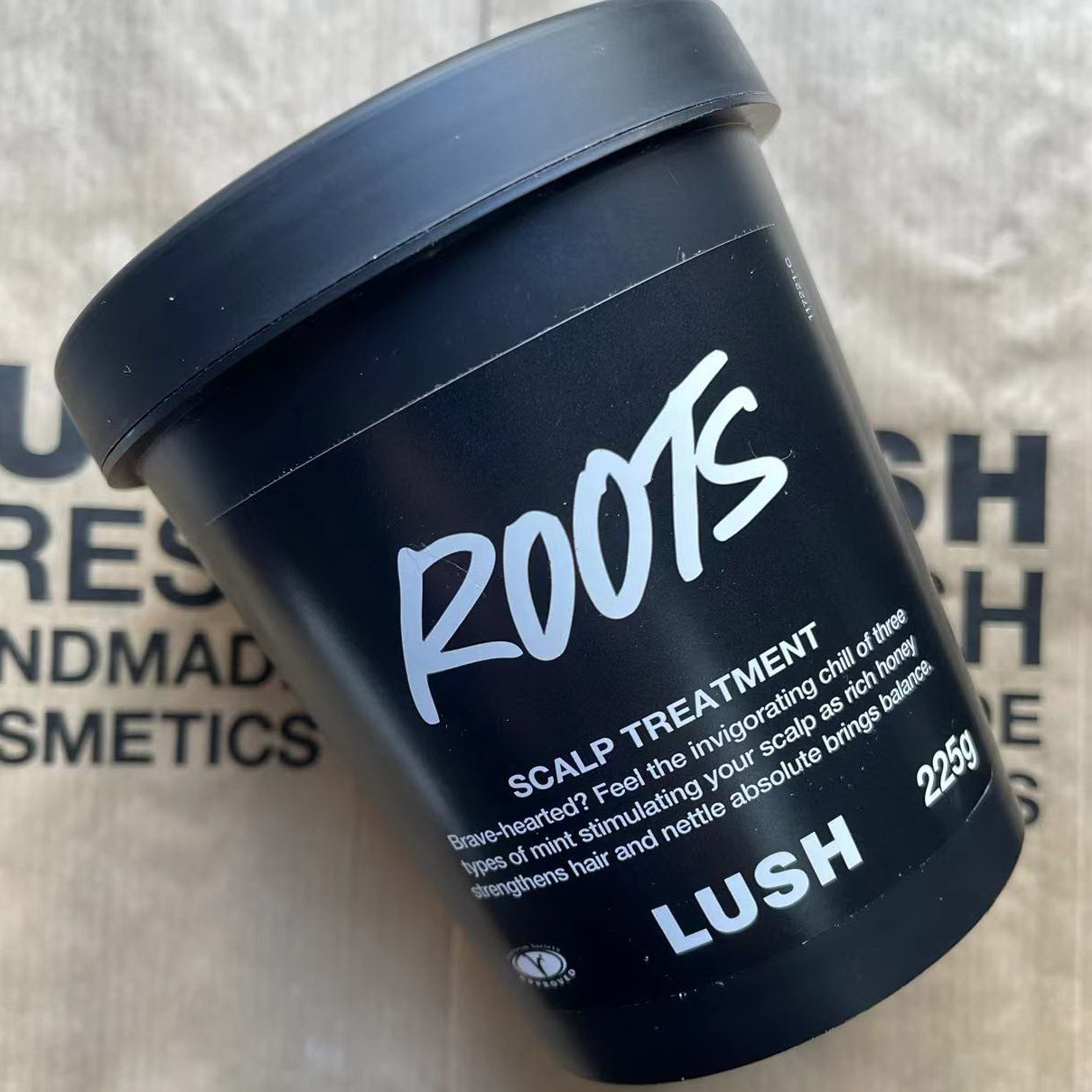 Lush蜂蜜深层护发发膜强韧发根洗前护发素ROOTS 225g 滋润