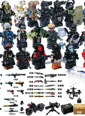 新款三角洲行动回响比特蝶兼容乐高凌霄戍卫大威龙尊模型玩具积木