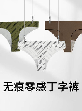 Aria Leisure 新款专业健身无痕丁字运动内裤女性感一片式三角裤