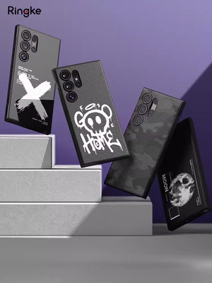 韩国Ringke手机壳适用 三星S25 Ultra战术涂鸦保护套磨砂S24+防摔磁吸软壳Plus轻薄全包可挂绳