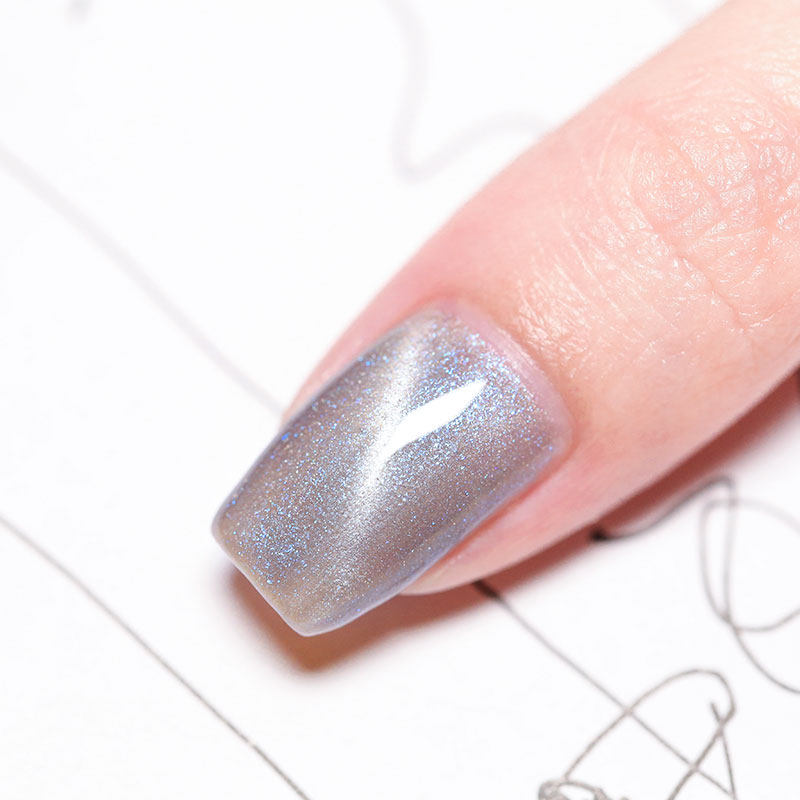 玩卡161迷幻灰猫眼迷幻系列芭比树脂美甲光疗甲油胶健康可卸彩胶