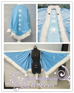 君悦Sky光遇冬宴白金红绒瑞雪花暖冬加绒加厚红色围脖cos围巾斗篷