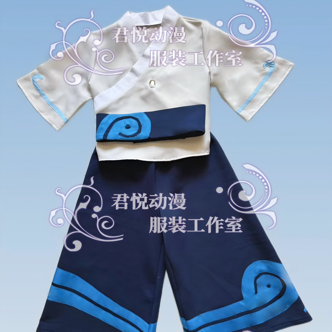 君悦海洋武士裤cos服装日常穿搭