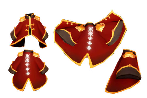 君悦 SK.光遇音乐节贵公子斗篷 Cosplay服装定制。