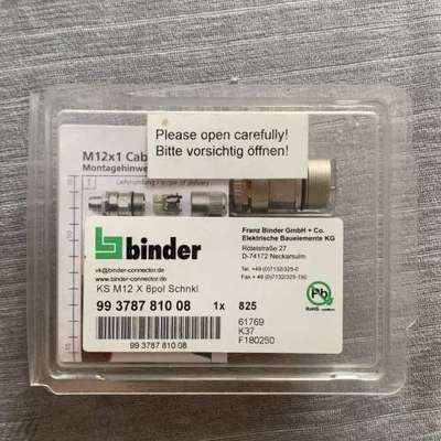 M12x1 Cable plug X-coded 8pol