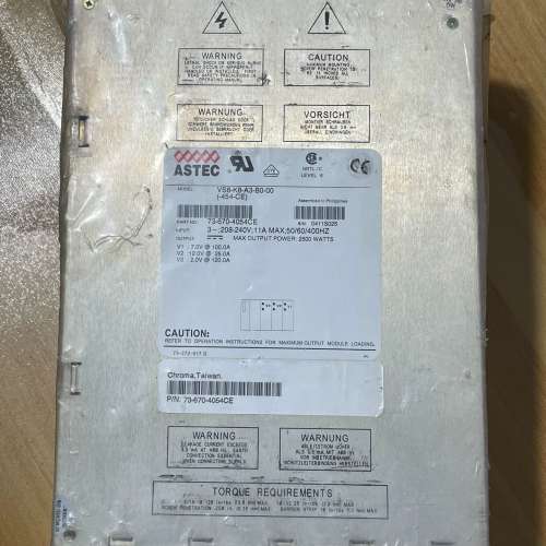 ASTEC雅达电源 VS8-K8-A3-B0-00(-454