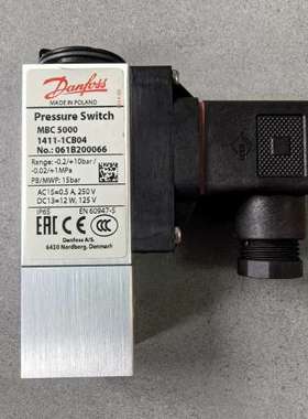 Danfoss压力开关，MBC5000，061B200066