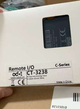 零点ODOT CT-3238远程I/O模块，8通道模拟量输入