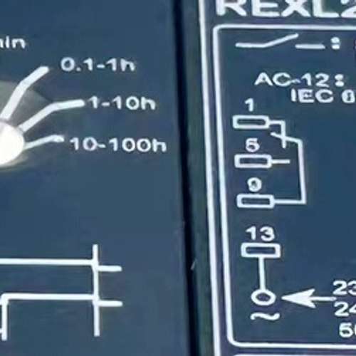 REXL2TMP7 230VAC 时间继电器 8脚 A