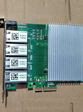 PCIe x4 四口千兆POE网卡，型号I350-4RJ45