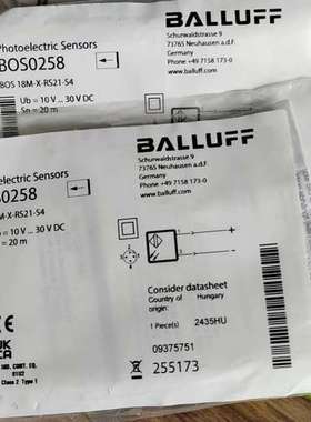 巴鲁夫 BOS 18M-X-RS21-S4 BOS