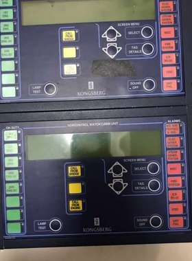 KONGSBERG WCU DISPLY 报警延时板。功