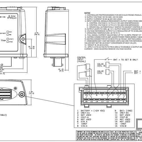 工程机械比例阀控制器MICO  07-585-017   0