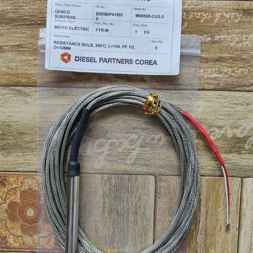 MEIYO明阳温度传感器PTR-M, 200℃，L=100,