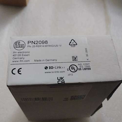 德国IFM易福门PN2098压力传感器，正品，型号P