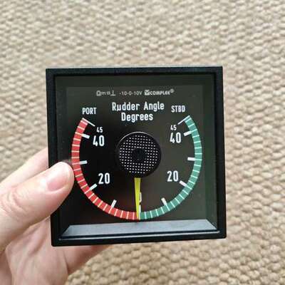 康比利舵角指示器，COMPLEE ±45 RUDDER AN