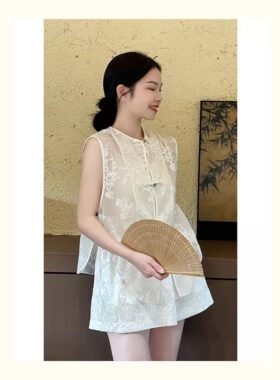 2025年夏季新中式国风高端两件套
