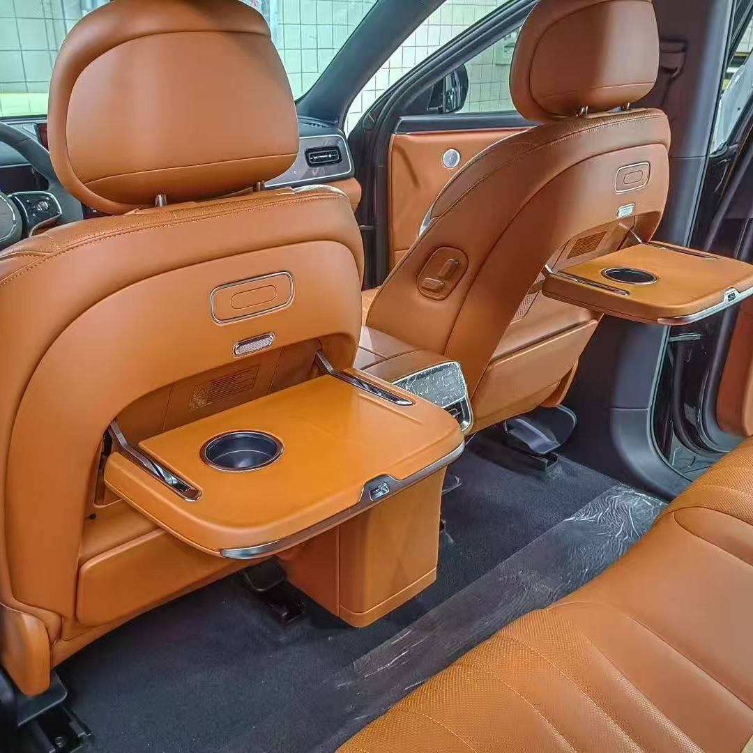 适用大众威然小桌板新款带桌面揽境后排餐桌车用笔记本架改装迈腾