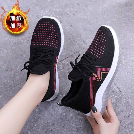 加绒加厚保暖妈妈鞋棉靴