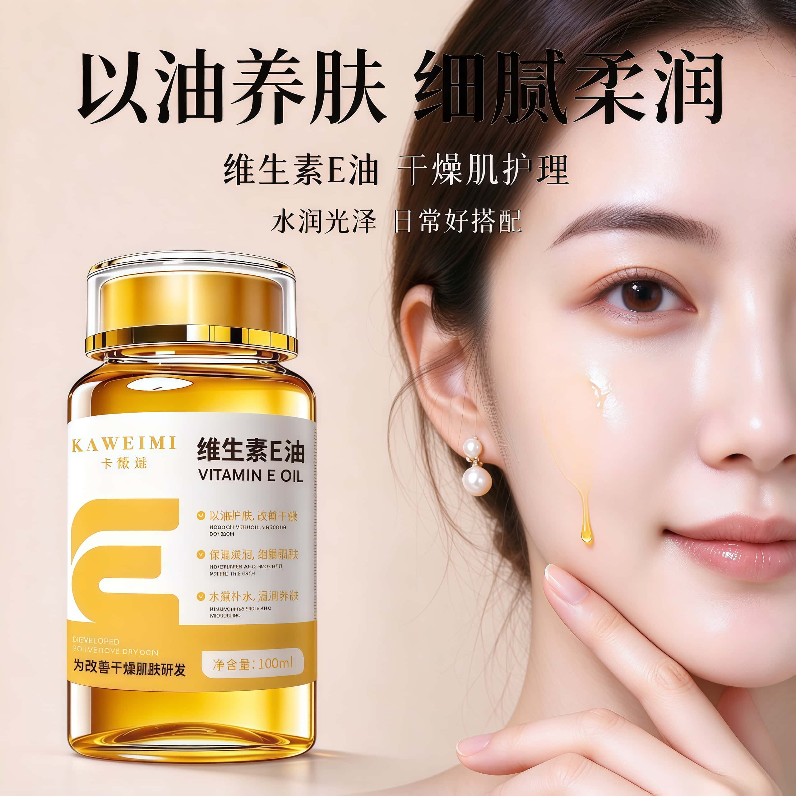 维生素E精华油补水提亮抗皱