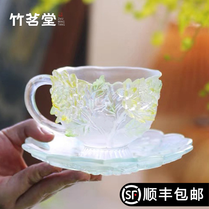 心缘堂琉璃十二花神茶杯咖啡杯