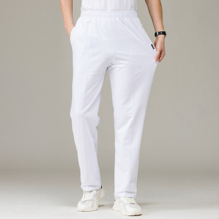 宽松纯棉大码 男长裤 休闲裤 春秋直筒长裤 薄款 子中年跑步卫裤 运动裤