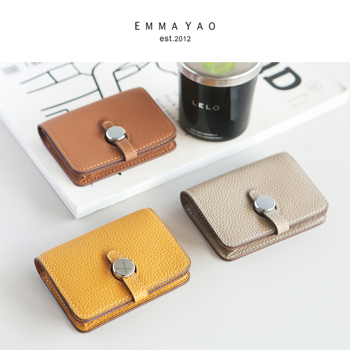 女式真皮小卡包精致头层牛皮