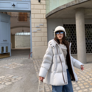 1019 含90白鸭绒 玥儿小众服女士2025年新款 保暖羽绒服外套