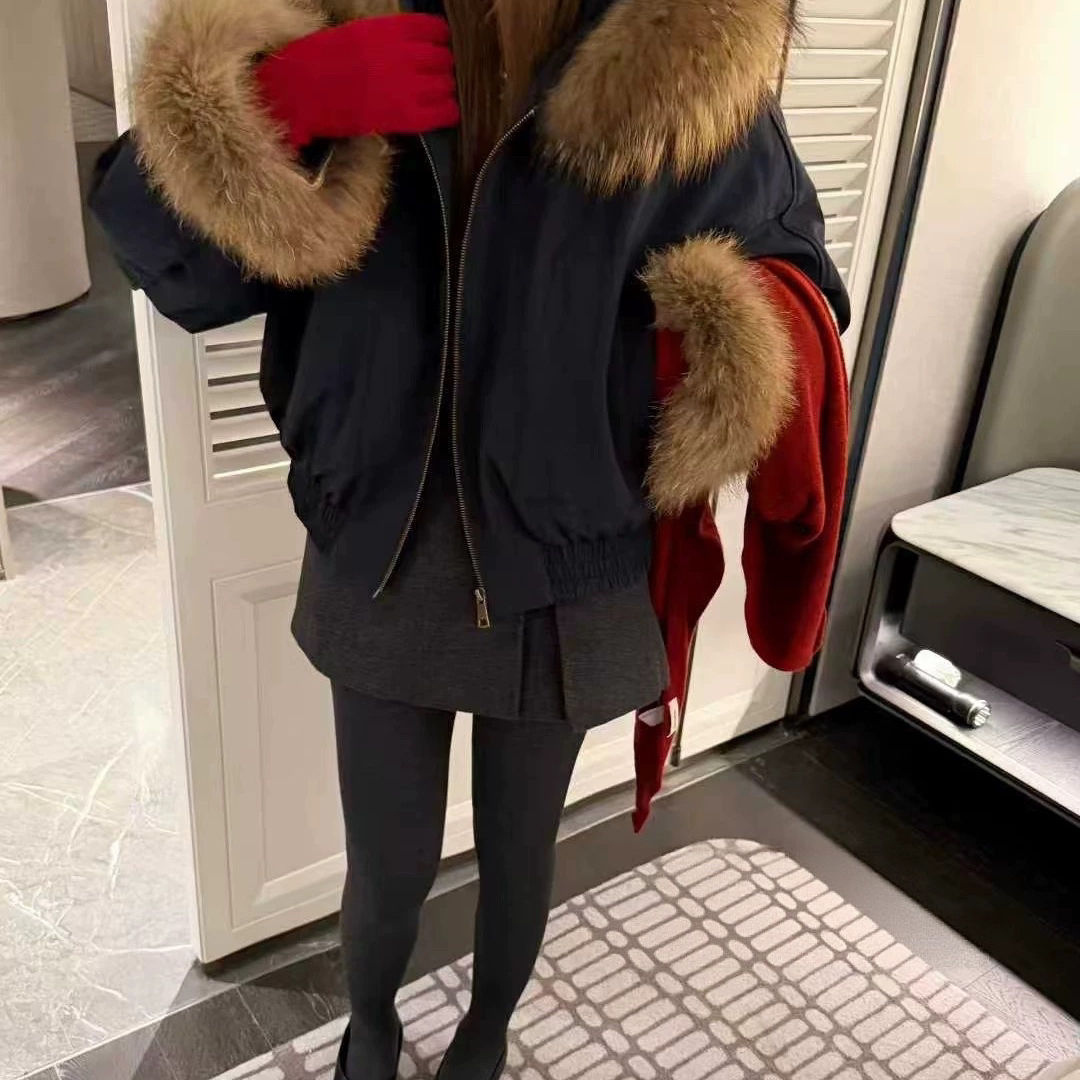玥儿小众绒服外套(配可拆卸狐狸毛毛领可拆卸狐狸毛毛袖)662