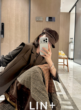 玥儿26年早春复古老钱人棉叠穿气质优雅清爽马甲825B