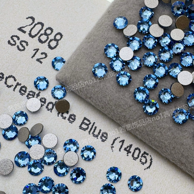 施家钻2088平底钻1405古风蓝美甲