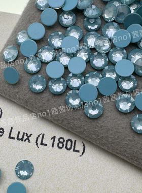 奥地利施钻钻2088平底圆形钻001L180L碧蓝色 美甲饰品DIY华子钻