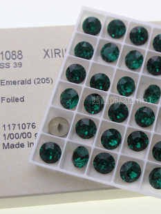 施家水钻1088尖底圆形钻205绿色美甲钻华子手链配钻戒指钻手工钻