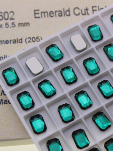 施钻水钻2602平底长八角美甲DIY饰品方形多色指甲手工钻华子水晶